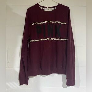 PINK Victoria's Secret Burgundy Top